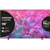 SAMSUNG TV CRYSTAL UHD 4K 98" UE98DU9070UXZT SMART TV WI-FI GRAPHITE BLACK 2024, PROCESSORE CRYSTAL 4K, 4K UPSCALING, SLIM LOO
