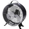 Smartway Ventilatore small da tavolo in metallo Nero