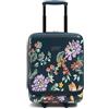 Vera Bradley Women's Hardside Underseat Rolling Suitcase Luggage, Fresh-Cut Floral Green, One Size