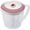 Westmark 3105227P Caraffa Graduata con paraschizzi, Plastica, Colore: Rosa