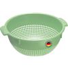 Westmark Scolapasta, con Manici Incassati e Supporti per Fissaggio, Plastica, Verde menta, 2126221M