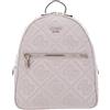 GUESS Vikky II - Zaino da donna, con logo beige chiaro, taglia unica, Logo beige chiaro, Taglia unica