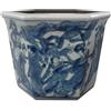 Red Lantern Oriental Furniture - Vaso da fiori in porcellana, colore: blu e bianco