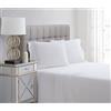Charisma Federa in percalle di cotone, 400 fili, per letto king size, colore: Bianco