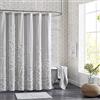 Peri Home Tenda da doccia in 100% cotone per bagno, 182,9 x 183,9 cm, in ciniglia grigia