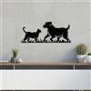 Wallity Hanah Home Elegante accessorio decorativo da parete in metallo nero, 27 x 70 cm, 100% metallo, spessore 1,5 mm, leggero e facile da appendere, perfetto per decorazioni moderne