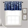 Lush Decor, Valance, Weeping Flower, Tenda filtrante per finestra, colore: blu navy