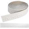 Guyode Modanatura Adesiva per Pareti, 7,8 cm x 10 m Greca Adesiva per Parete, Bordo Adesivo per Pareti, 3D Rimovibili Bordo per carta da parati per Cucina Bagno per Specchio, Linee murali
