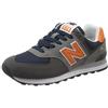 New Balance 574v2, Sneaker Uomo, Grigio (Grey/Navy Eaf), 40.5 EU