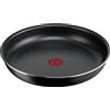 Lagostina Ingenio Essential Plus Pan 22 cm, padella antiaderente in alluminio per gas e forno, con indicatore di cottura a segnale termico, utilizzabile con manico rimovibile (non a induzione)