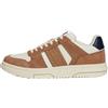 Tommy Jeans Uomo Sneakers Brooklyn in Pelle Scamosciata, Marrone (Light Sepia Brown), 40
