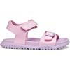 Geox J FUSBETTO GI Sandal, DK Lilac/PINK, 28 EU
