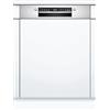 Bosch SMI2ITS33E Serie 2, Lavastoviglie da incasso con frontalino, Home Connect, Diagnostica da remoto, Assistente al lavaggio, Programma Preferito, EcoDosage, Acciaio, 60 cm