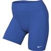 Nike FN2374-410 Shorts PRO Leak Protections Pantaloncini Donna Midnight Navy/Black/White Taglia XS