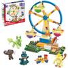 Mega Bloks MEGA Pokémon - Ruota Panoramica Adventure Builder, set da costruire con 393 pezzi, include i personaggi Sprigatito, Meowth, Wooper di Paldea e Munchlax, giocattolo per bambini, 8+ anni, HXF80