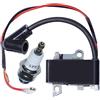 Gubeter Kit Filo Bobina accensione, Motosega per Husqvarna 435 440 445 450 435E 440E, 573 93 57-01, 504 57 14-01, 544 24 38-01,