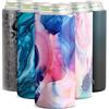Simple Modern Skinny Can Cooler per birra sottile & Hard Seltzer 340,2 g manicotto isolato in acciaio inox, sottile (12 once), motivo: Dreamcicle