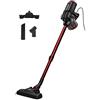 Cecotec Conga ThunderBrush 520 Aspirapolvere verticale e portatile, tecnologia Cyclone, filtro Hepa rosso