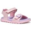 Geox J Sandal FUSBETTO GI, Lt Pink/Lilac, 32 EU