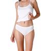 Lovable Slip Invisible Softness Tripack Donna x3, Bianco, L/XL