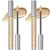 Beslibate 2PC Rossetti liquidi, Rossetti Antiaderenti, Trucco con Ombretto Diamantato, Rossetti scintillanti, Colore a Lunga Durata, non stinge, impermeabile, Lipstick, Lipsticks, Oro, Gold, lipliner2-2