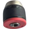 Gdfnmogo Testa mandrino autobloccante a cricchetto, interfaccia filettata 3/8-24UNF, con campo di serraggio da 0,8 a 10 mm, per trapano elettrico manuale (rosso)