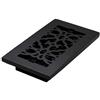 Decor Grates AC408-BLK Registro Pavimento, Ghisa Nera, 4 x 8