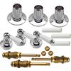 Danco 39695 - Kit di finiture con maniglie in porcellana per rubinetti a tripla maniglia Pfister