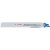 Bosch PRO Medium-Thick Metal S1137BEF - 2 lame precise per sega a sciabola (per tubi e profili in metallo, metalli non ferrosi, lunghezza 225 mm, accessori professionali)