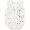 Petit Bateau A0cfy Pagliaccetto, Bianco/Multicolore, 0-3 Mesi Bimba
