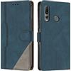 Radoo Cover per Huawei P Smart Z/Y9 Prime 2019/Honor 9X/Enjoy 10 Plus, Custodia in PU Pelle Portafoglio Flip Chiusura Magnetica, con Slot Schede Supporto Pieghevole per Huawei P Smart Z (Blu)
