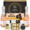 Valeli, Freixenet Italian Rosé 2 cava mini 200ml. Cesto gastronomia Cioccolatini Ferrero Rocher, Lindt. Regalo originale Natale, San Valentino, Compleanno. Confezione regalo gourmet (ROSE ITALIANO)
