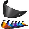 PSLER Visiera per Casco per Shoei NXR2 Z8 Visiera Colorata per RF-1400 CWR-F2 CWR-F2R X-Fifteen X15 X-SPR Pro Protezione UV per Moto Accessori di Ricambio per Visiera Protettiva(Nero Chiaro)