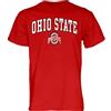 Blue 84 The Blue Brand NCAA Ohio State Buckeyes Mens T Shirt Team Color Arching Over, Ohio State Buckeyes Rosso, M