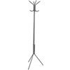 VERSA Kala Appendiabiti da Terra in Stile Minimalista, Attaccapanni da Terra per Ingresso, con 8 Ganci o grucce per Abiti, Misure (A x L x l) 174 x 42 x 48 cm, Metallo, Colore Grigio