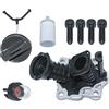 Gubeter Kit collettore di aspirazione, per Motosega per Husqvarna 445, 450, 445E, 450E, per Jonsered CS 2245, CS 2250, CS 2250 S II, CS 2245 S, CS 2250 S, 2245 CS II, CS 2245 S II, 5410823
