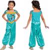 Disguise Disney ufficiale - Costume Jasmine Bambina Disney, Costume Jazmin Ragazza Disney, Costume Aladin Bambina, Costume Principessa Ragazza, Costume Carnevale Bambina Halloween Taglia M