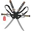 Morph Accessori Spada Ninja Giocattolo, Ninja Carnevale Bambino, Accessori Costume Carnevale Bambini