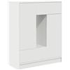 vidaXL Credenza con Cassetti e Ante Bianco 73x31x90 cm, armadietto, Armadio credenza, Armadio da corridoio, Armadio Buffet, Armadio da Cucina