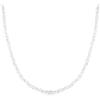 MARLION JEWELS Collana da donna lunga con piccole perle bianche. Collana in acciaio da donna placcato oro o argento. Collane lunghe donna particolari. Gioielli a catena in acciaio