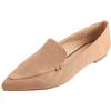 Feversole Women's Loafer Flat Pointed Mocassini da Donna alla Moda con Punta Piatta e comode Scarpe da Ufficio da Guida