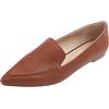 Feversole Women's Loafer Flat Pointed Mocassini da Donna alla Moda con Punta Piatta e comode Scarpe da Ufficio da Guida
