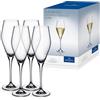 Villeroy & Boch - La Divina Bicchiere da Champagne, Spumante Set di 4 Trasparente, Lavabile in Lavastoviglie, Flutes Champagne Cristallo, Flute Prosecco, Set Bicchieri Champagne, Cristallo