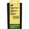 3M Spugna abrasiva per grandi aree, 2-7/8 pollici x 4-7/8 x 1, media/corso