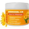QKnatur GEL CREMA ARNICA MONTANA - 300 ml - Azione Intensa ed Effetto Freddo, Ideale per Massaggi Muscolari e Articolazioni - Alto contenuto di Estratto di Arnica, Calendula, Hamamelis
