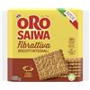 Oro Saiwa Fibrattiva, Biscotti Integrali con 15% di Fibre, 100% Grano Italiano, Consigliato per la Regolarità Intestinale, 420g