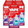 Eurocali Vape Ricarica Liquida Insetticida Mosche Zanzare Tigre e Comuni 480 Ore di Efficacia per Diffusore Elettrico Presidio Medico Chirurgico - 5 Confezioni