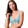 Calvin Klein Donna Top Bikini Bralette Imbottitura Estraibile, Arancione (Dazzling Coral), 1XL