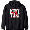 micobess Muay Thai Boxing Fighting kickboxing kick gym boxe Felpa con Cappuccio