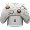 Thunderobot G80 Controller Wireless per NS/PC/iOS/Android - Joystick Hall a 1000Hz, Sensore Gyro a 6 Assi, Joystick Intercambiabile, Trigger Hall+Micro, Vibrazione 2+2, Dock di Ricarica RGB, Bianco